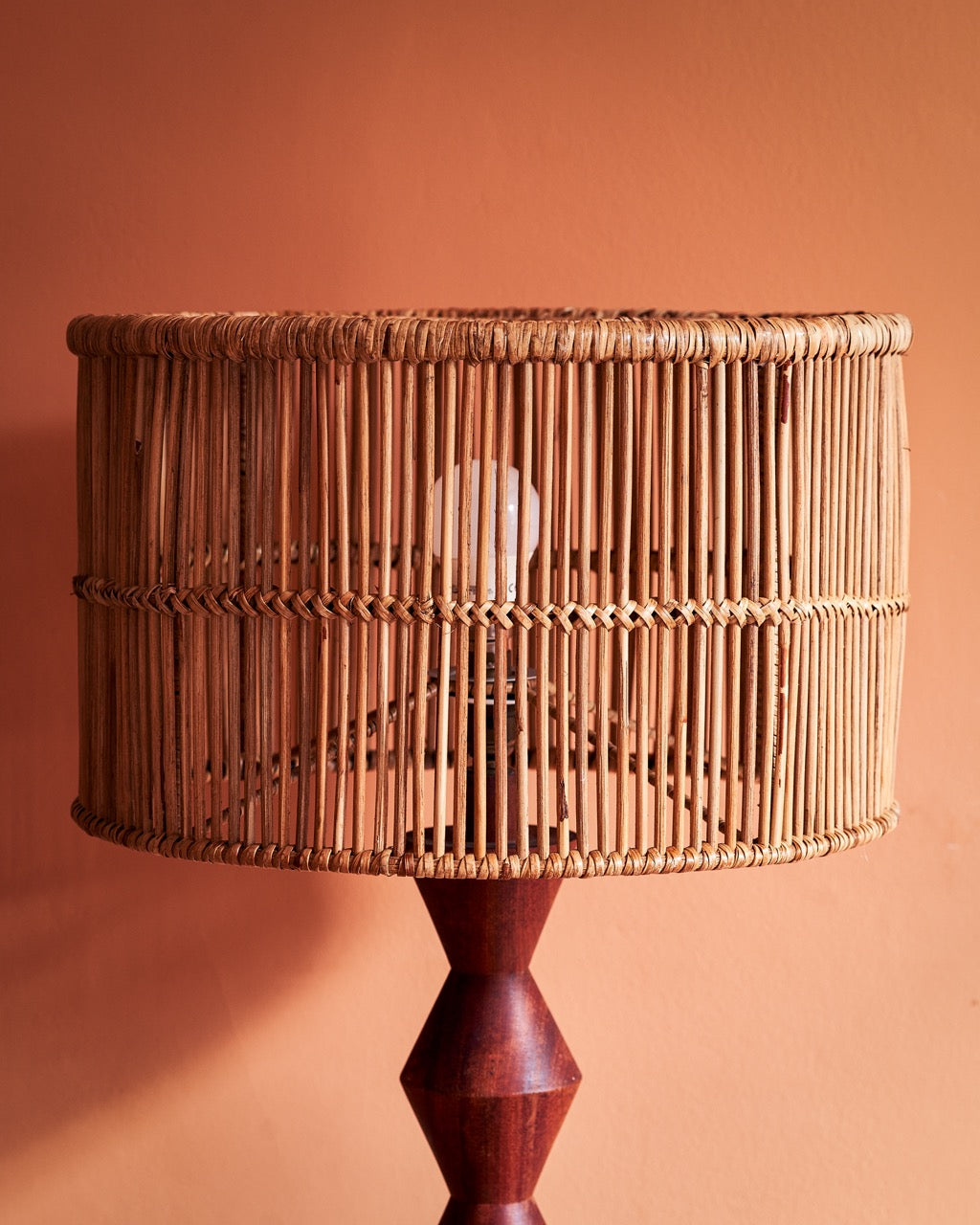 Large Rattan Drum Lamp Shade – Kalinko