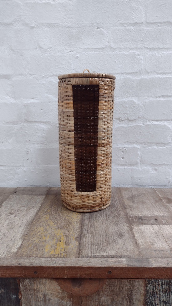 Wonky Delta Loo Roll Holder | Natural