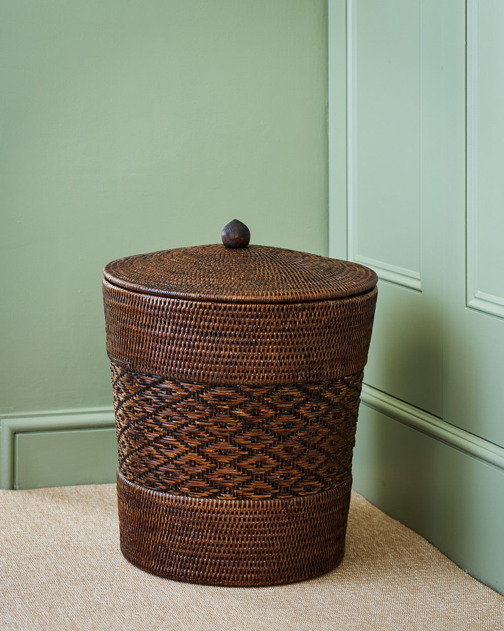 Inya Rattan Laundry Bin - Main Image