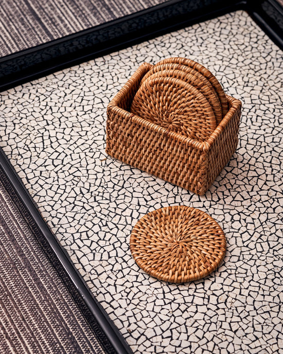 Latha Coasters in Tub | Set of 6