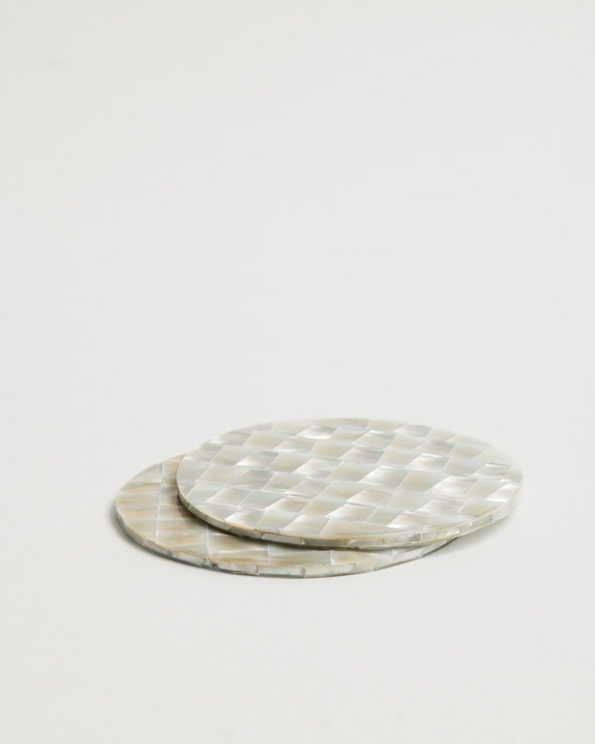 Kala Mother-of-Pearl Coasters | A Pair
