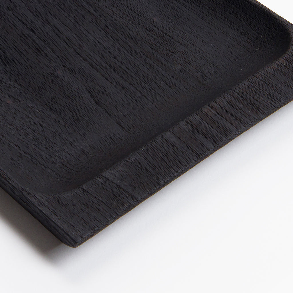 Charred Teak Tray
