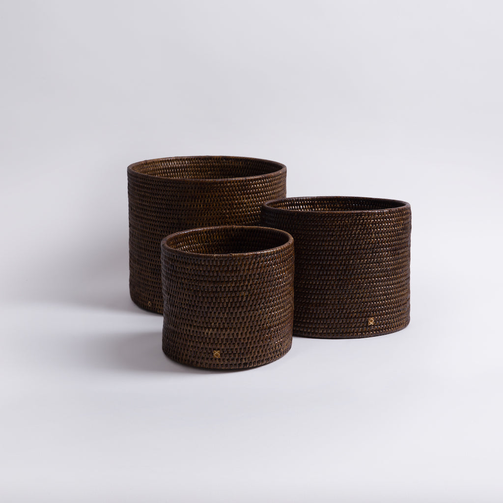 Rangoon Rattan Planter