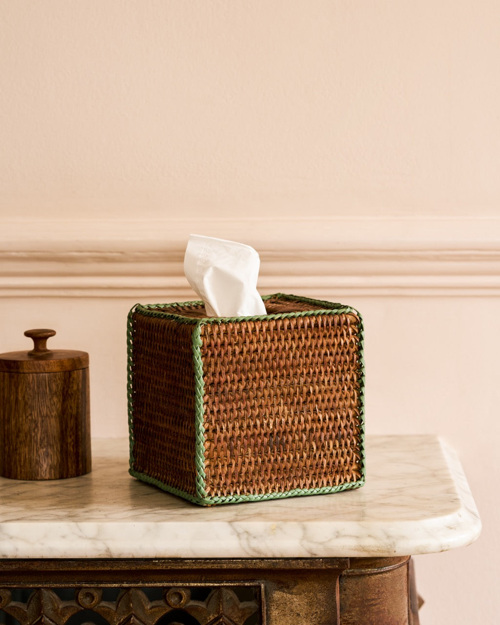 Bagan Rattan Tissue Box Cover
