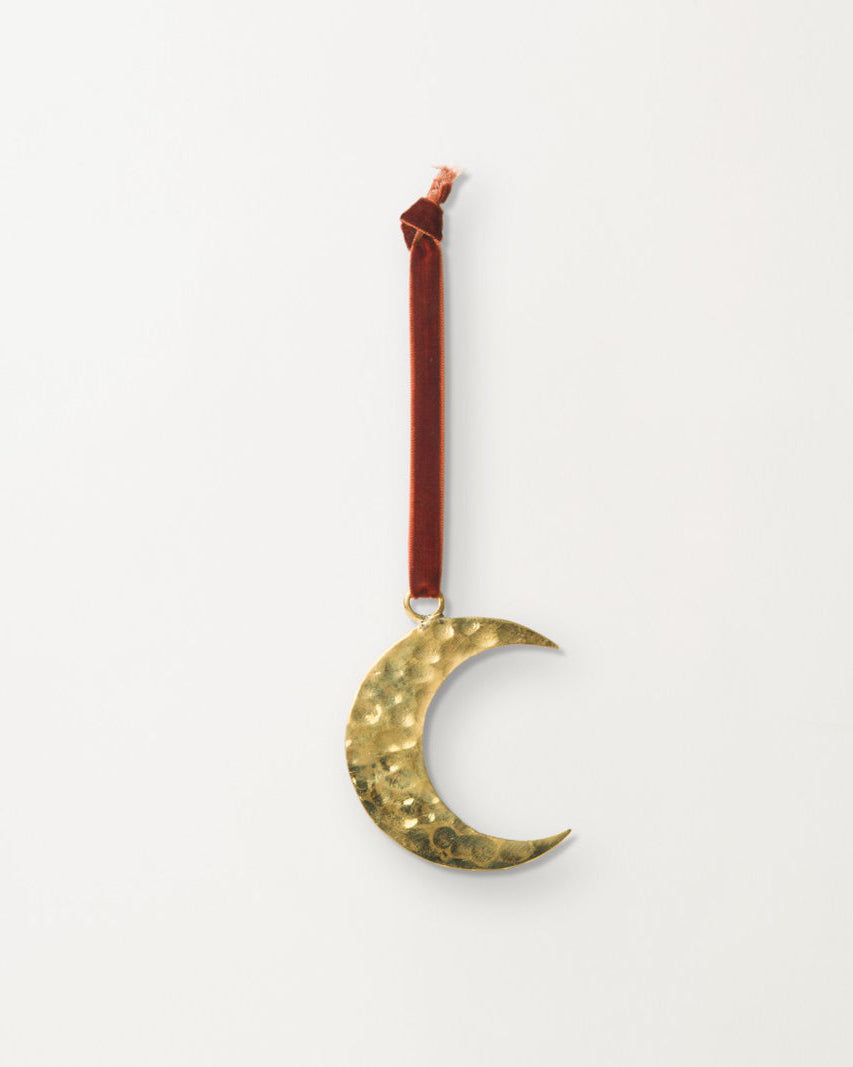 Brass Moon Decoration