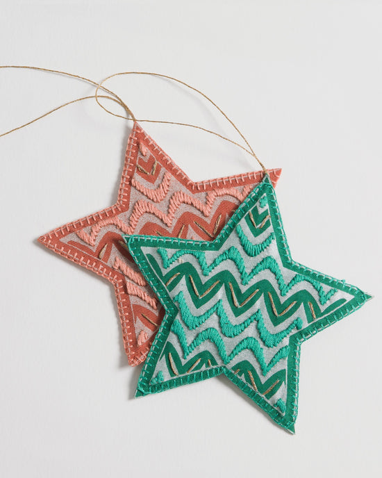 Christmas | Handmade Fabric Star Decoration