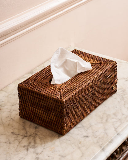 Heho Rattan Tissue Box Cover