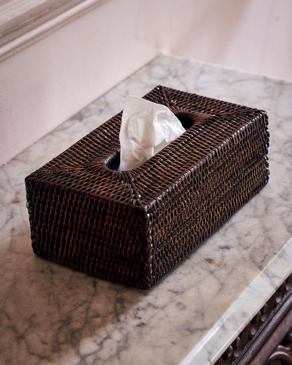 Rattan Tissue Box In 2 Shapes Kalinko