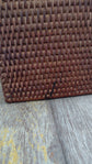 Wonky Heho Rattan Tissue Box Cover | Square | Brown