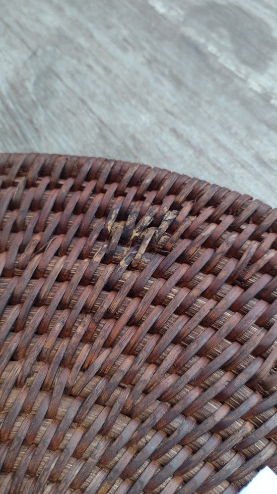 Wonky Latha Charger Plate | Brown