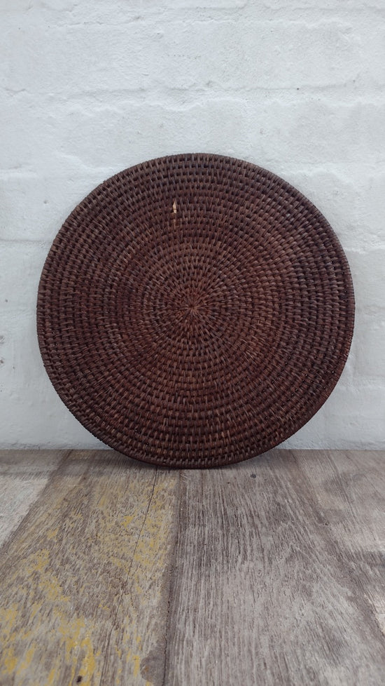 Wonky Latha Charger Plate | Brown (Copy)