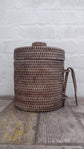 Sample | Strand Rattan Ice Bucket | Grey