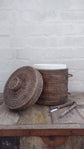 Sample | Strand Rattan Ice Bucket | Grey