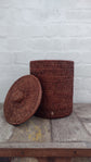 Sample Strand Rattan Bathroom Bin | Brown