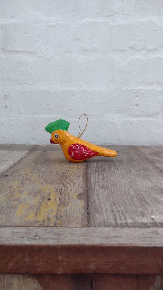 Sample Bird Decoration | Orange