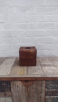 Sample Heho Rattan Tissue Box Cover | Square | Brown