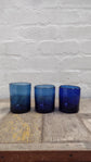 Wonky Zomi Tumbler Glasses | Blue | Set of 3