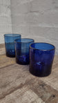 Wonky Zomi Tumbler Glasses | Blue | Set of 3