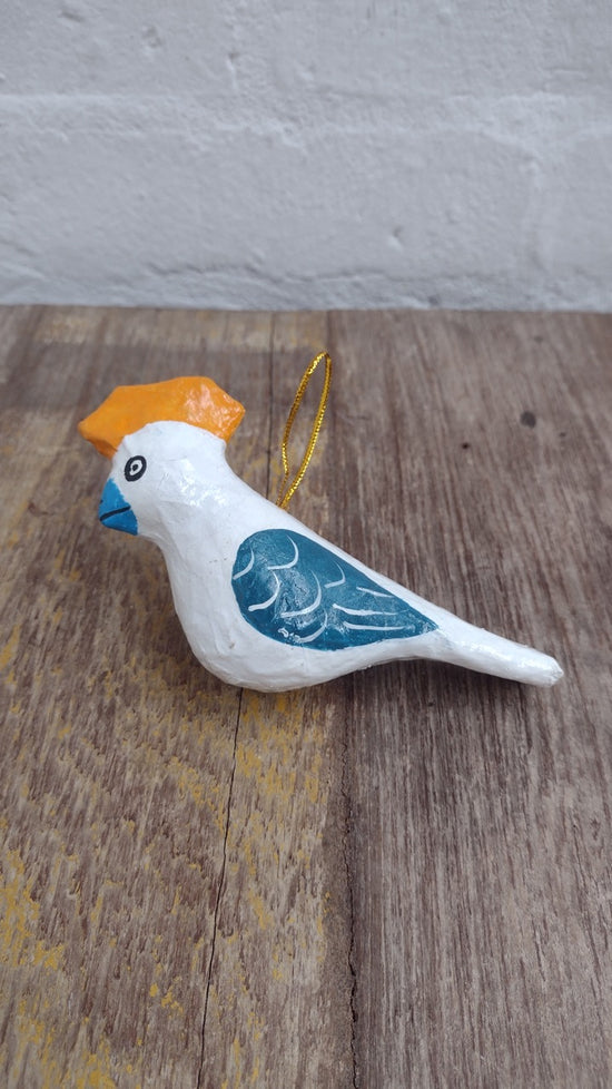 Sample Bird Decoration | White