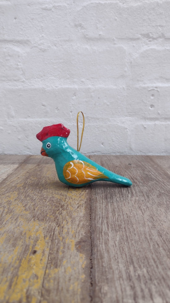 Sample Bird Decoration | Teal