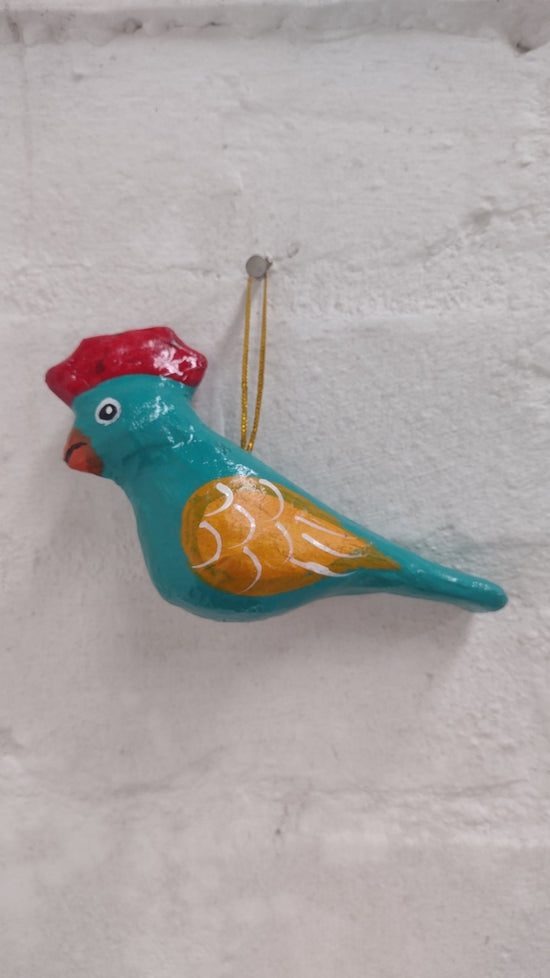Sample Bird Decoration | Teal