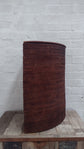 Wonky Ako Rattan Corner Laundry Bin | Brown