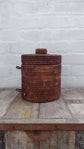 Wonky Sale | Strand Rattan Ice Bucket | Brown