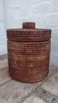 Wonky Sale | Strand Rattan Ice Bucket | Brown