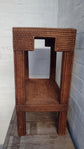Wonky | Katha Rattan Side Table |  Brown