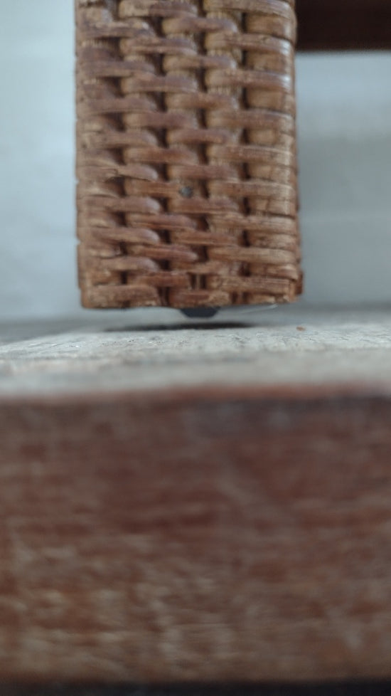 Wonky | Katha Rattan Side Table |  Brown