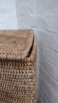 Wonky Ako Rattan Corner Laundry Bin | Natural
