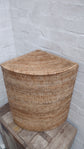 Wonky Ako Rattan Corner Laundry Bin | Natural