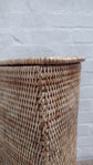Wonky Ako Rattan Corner Laundry Bin | Natural