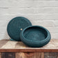 Wonky Inya Rattan Bowl | Dark Green