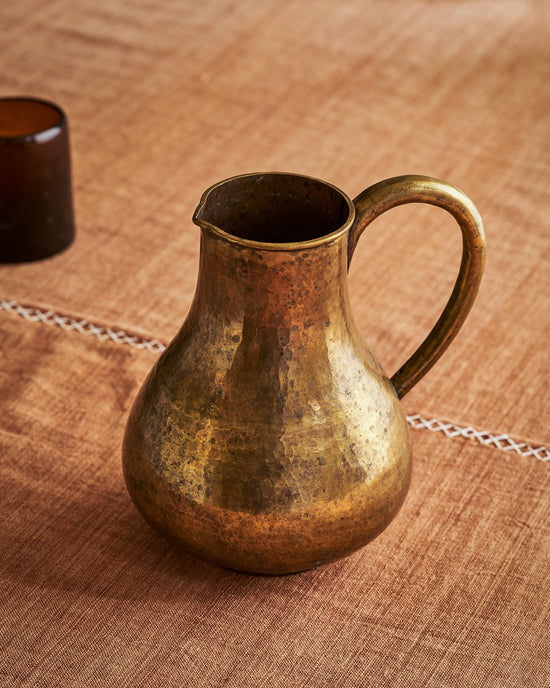 Irrawaddy Brass Jug | Antiqued