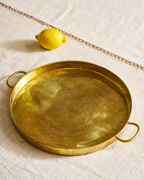 Irrawaddy Brass Tray