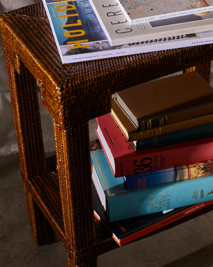 Katha Rattan Side Table