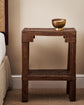 Katha Rattan Side Table |  Brown