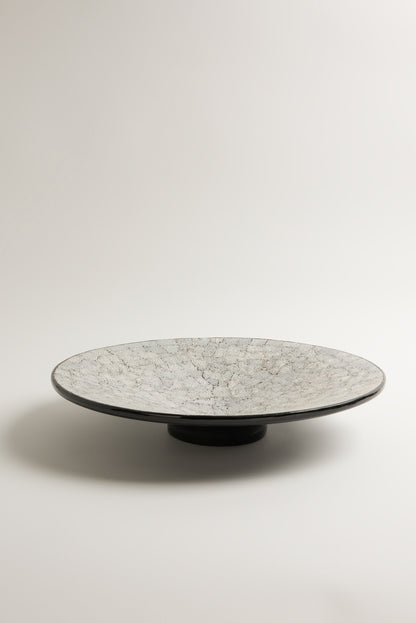 Lacquer &amp; Eggshell Bowl - Marbled