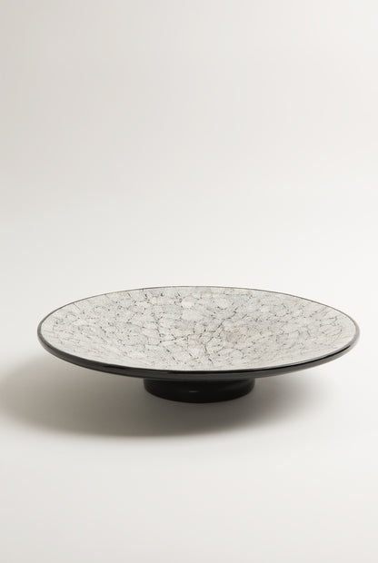 Lacquer &amp; Eggshell Bowl - Marbled