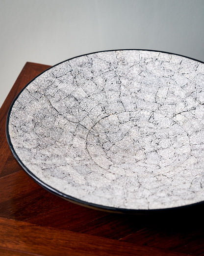 Lacquer &amp; Eggshell Bowl - Marbled