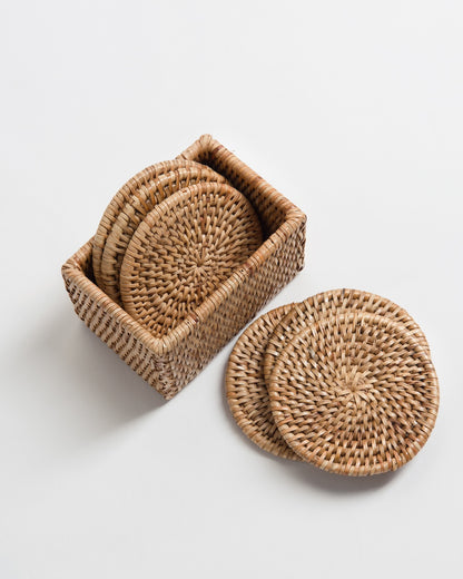 Latha Coasters in Tub | Set of 6