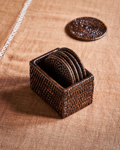 Latha Coasters in Tub | Set of 6