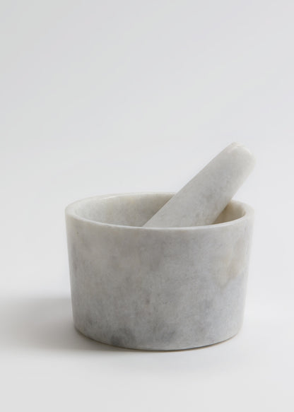 Mandalay Marble Pestle &amp; Mortar