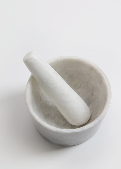 Mandalay Marble Pestle &amp; Mortar