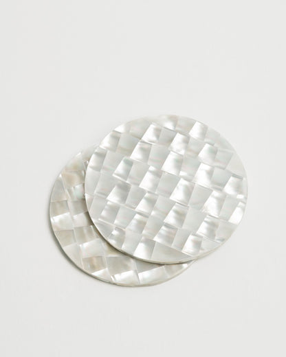 Kala Mother-of-Pearl Coasters | A Pair