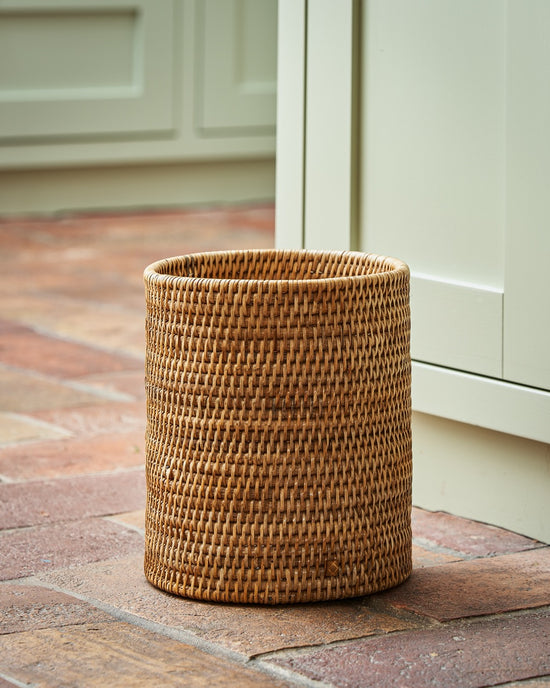 Rangoon Rattan Waste Paper Basket