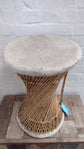 Sample Sale | Kalaya Bamboo Stool | Large | Light top