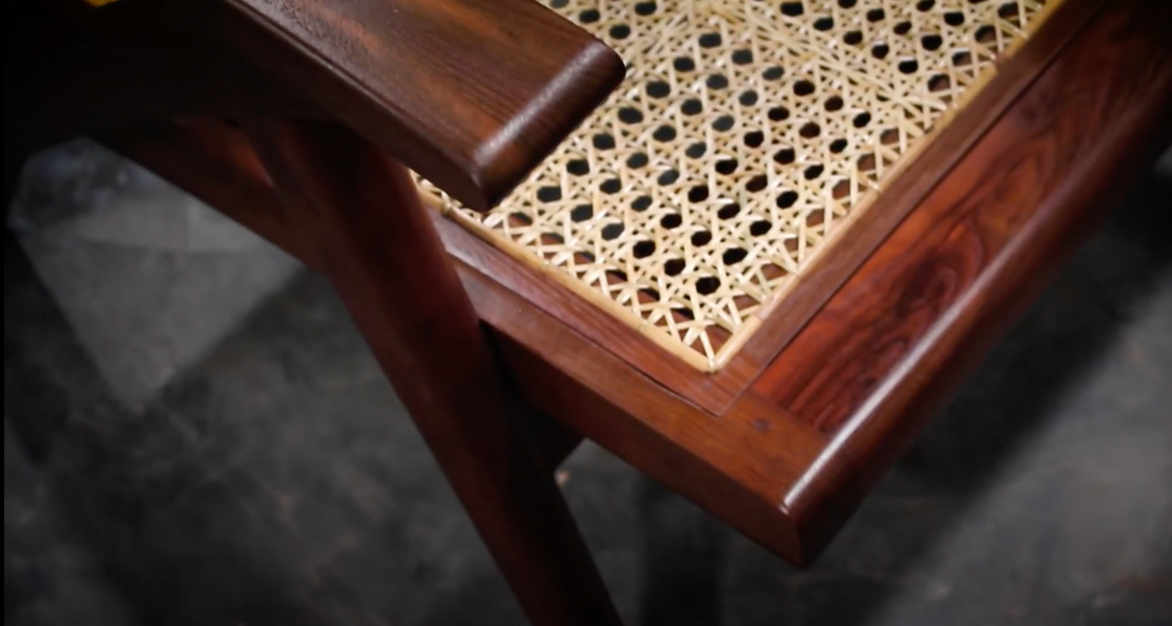 Load video: the making of our rangoon chair
