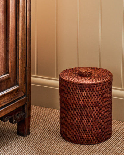 Strand Rattan Bathroom Bin